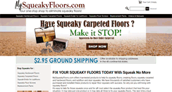 Desktop Screenshot of mysqueakyfloors.com